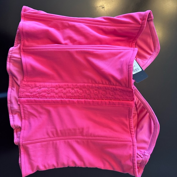 NWT Fashion Nova Mesh Pink Corset Top Size XL - Picture 4 of 4